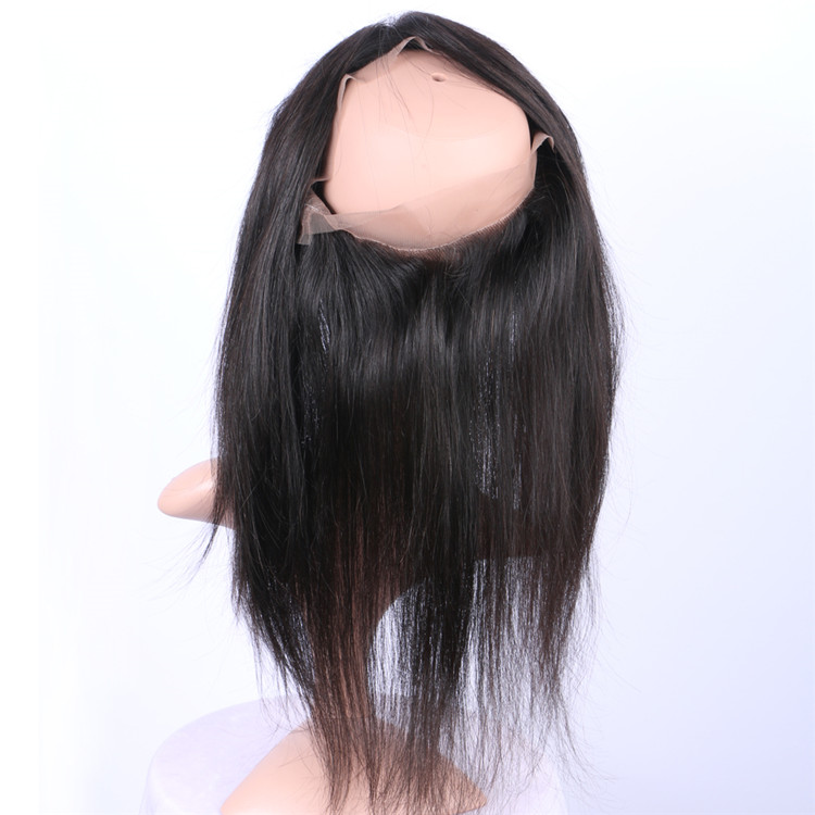 EMEDA Brazilian straight unprocessed 360 lace frontal manufacturers factory, 360 frontal made in China QM042
